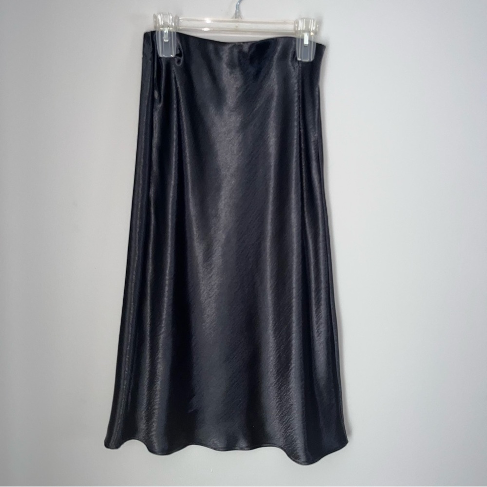 A New Day Black A-Line Midi Skirt for Cocktail